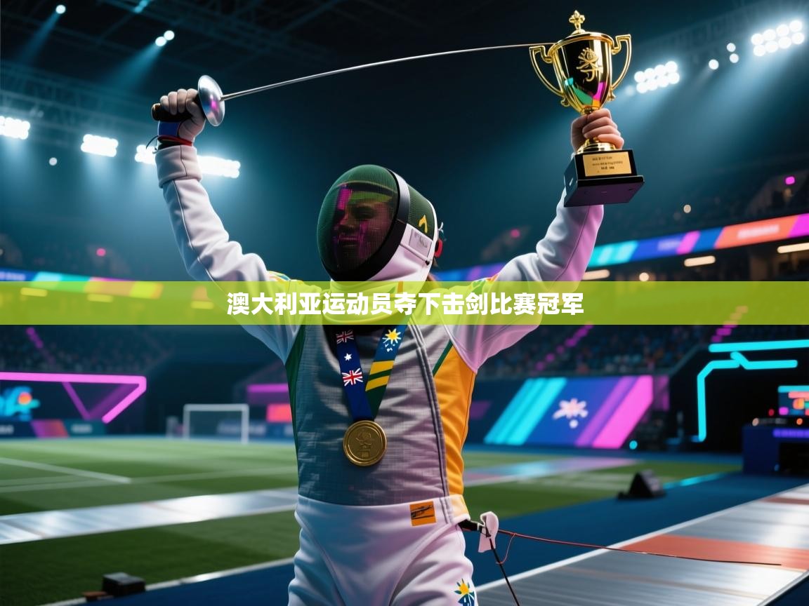 澳大利亚运动员夺下击剑比赛冠军  第2张